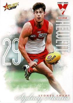 2019 Select Footy Stars #190 George Hewett Front